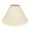 Homeroots 13 in. Ivory Deep Cone No Slub Lampshade, Egg 469898